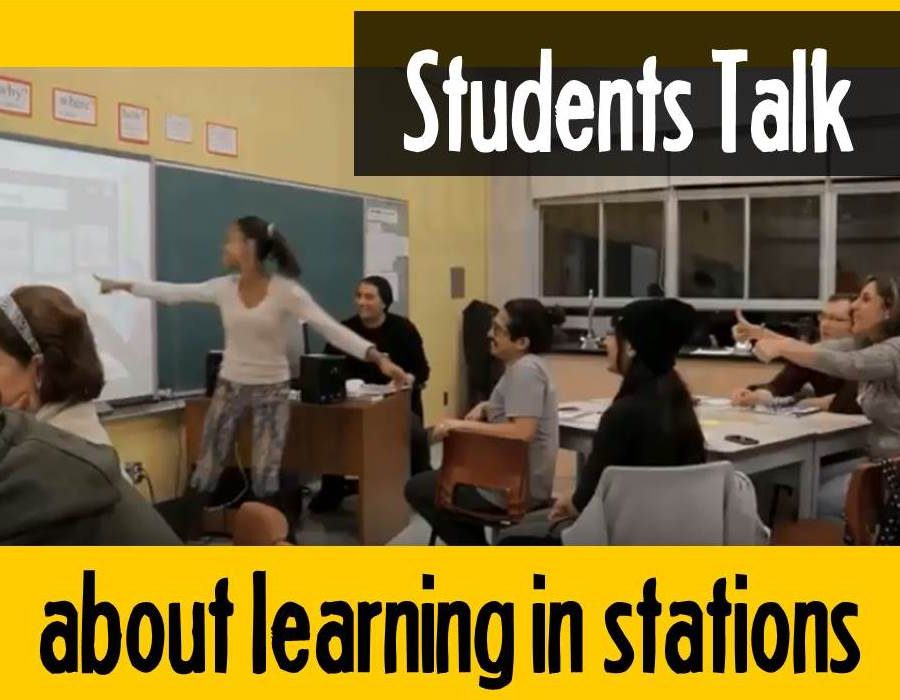 Students Talk about Learning in Stations.