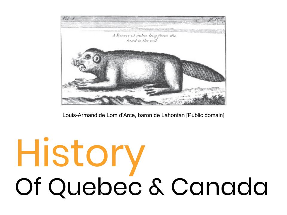 History of Quebec and Canada